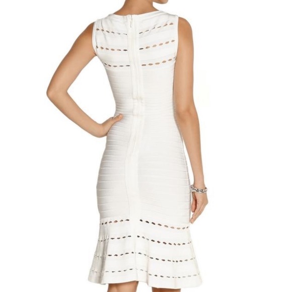 Herve Leger white cutout bandage dress - Picture 2 of 6